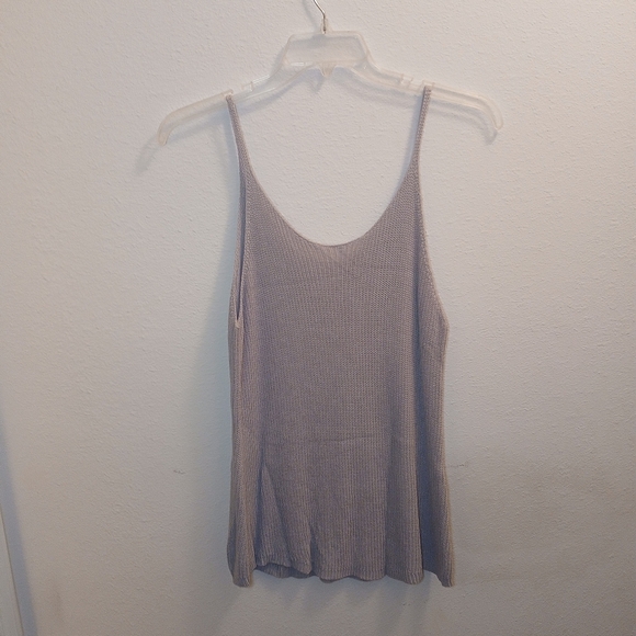 NWOT Gray Knit Camisole Size XL - Picture 5 of 5